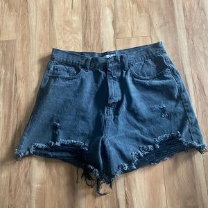 Black jeans shorts size 31